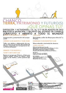 Afiche exposición Chanco